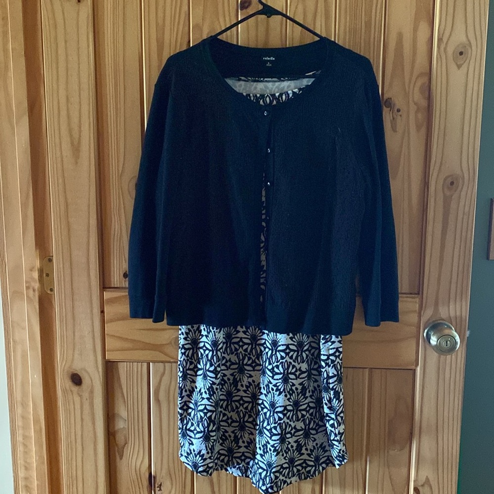 Lola dress with 3/4 length Rafaela sweater